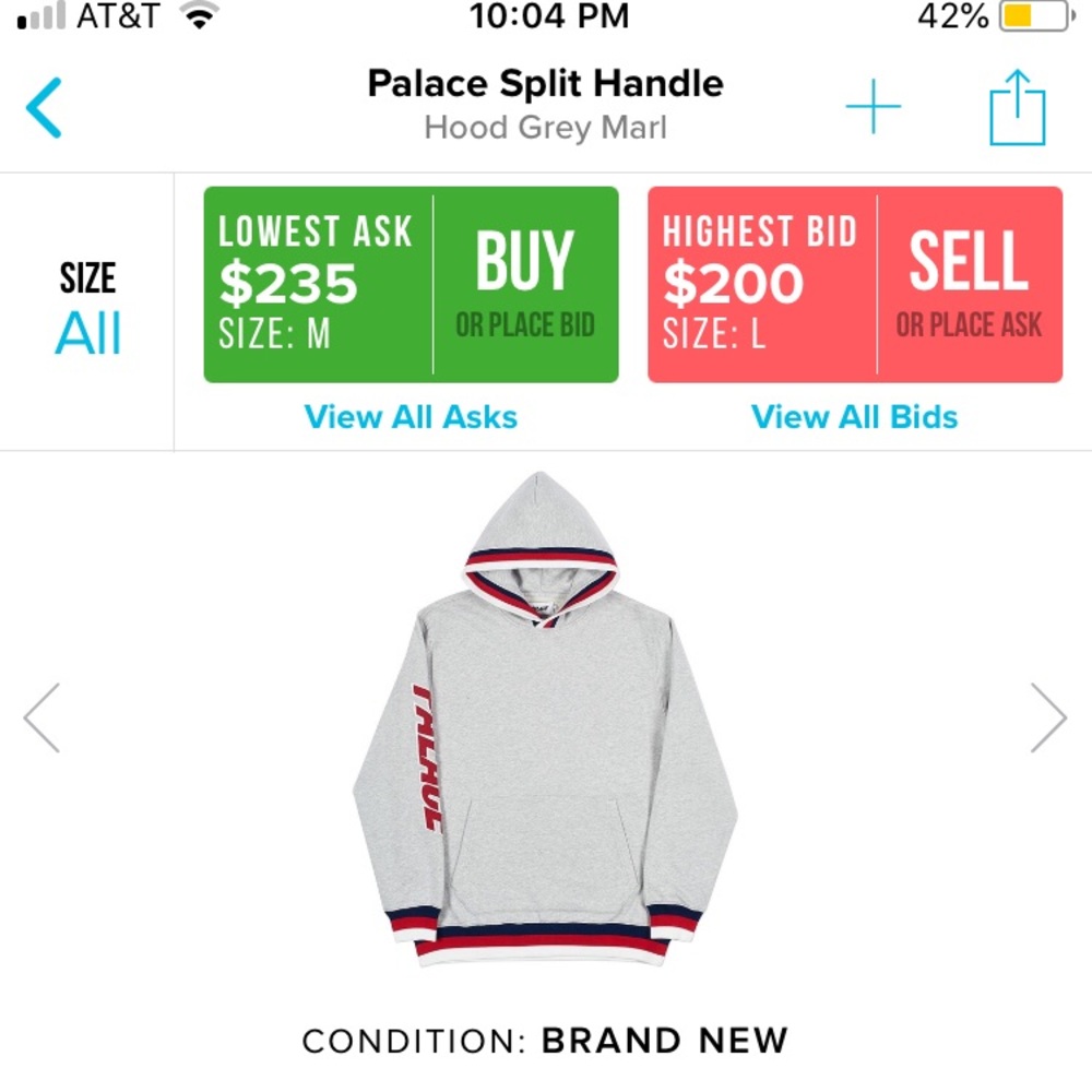 Palace Split Handle Hoodie